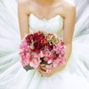 Simulation Wedding Bouquet Beautiful Bridal Holding Flower Wedding DecorationWine Red