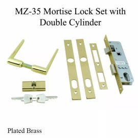 Papaiz Storm Door Lock and Handle Keyed Both Sides Fits 322 323 MZ35 Storm Doors