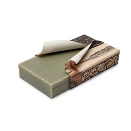 Clovelly Soap Co Natural Handmade Shaving Soap Bar with Sandalwood & May Chang for all Skin Types 100g