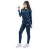 Givova, suit lady, blue/yellow fluo, M