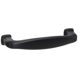Cosmas® 4389FB Flat Black Modern Cabinet Hardware Handle Pull - 3" Inch (76mm) Hole Centers