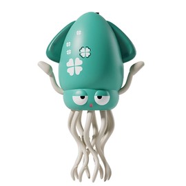 Dancing Octopus Tummy Time Toy, Magic Electric Crawling Squid Baby Toys, Birthday Gifts for 3 4 5 6 Year Old Boy Girl Toddlers Kids, Avoiding Obstacles & LED Lights & Music & Rechargeable (Green)