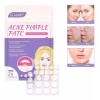 Veraly 24 Parches Acne Dia/ Noche Quita Acne Espinillas Tapa