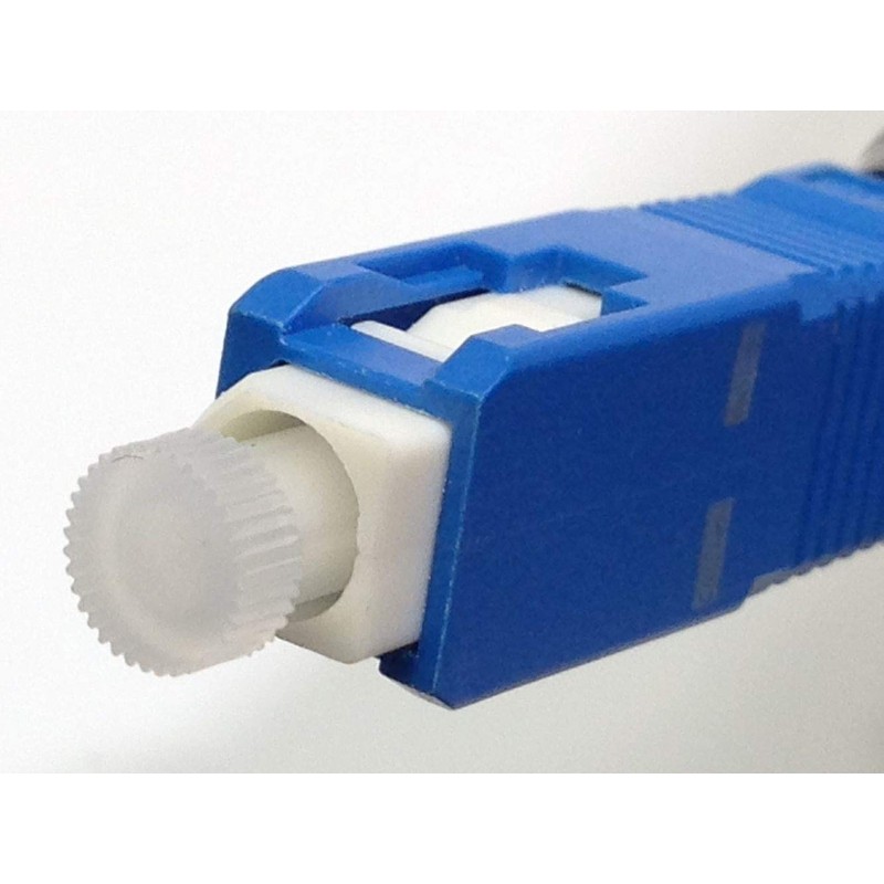 Bare Fiber Adapter SC Fiber Optic Checker for Light Transmittance