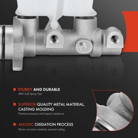 A-Premium Brake Master Cylinder with Reservoir and Sensor Compatible with Hyundai and Kia Vehicles - Accent 2006-2010, Rio 2006-2011, Rio5 2006-2011 - Replace# 585101G100