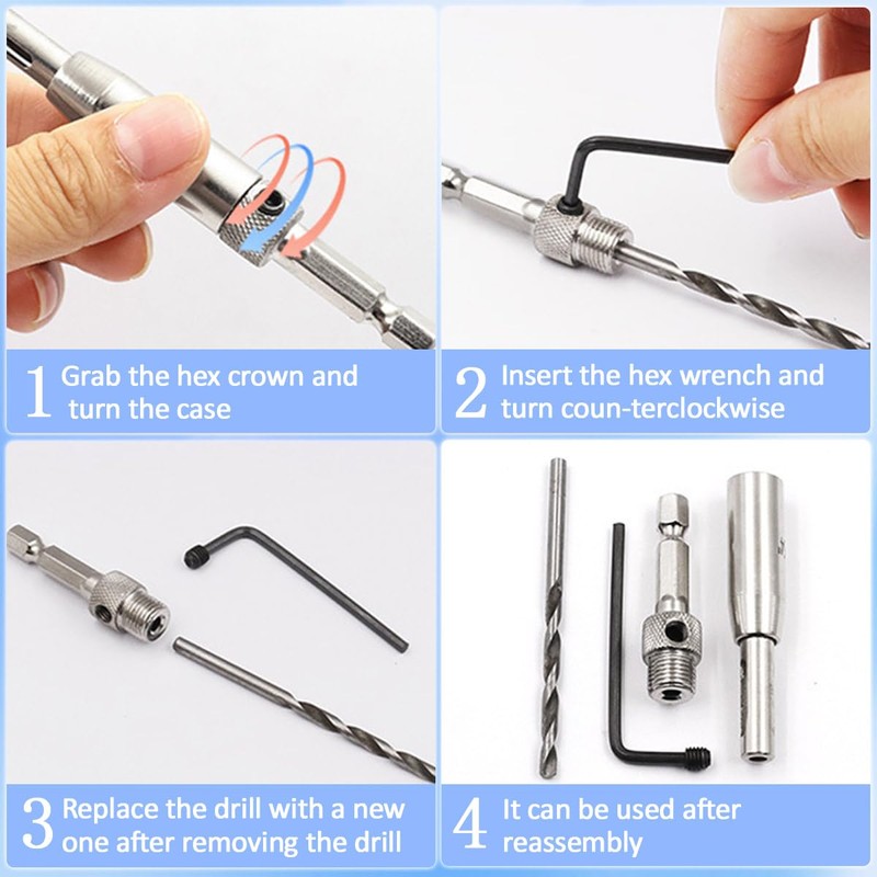 Hinge Drill Bit Self Centring,Hex Shank Hinge Drill Bit Guide