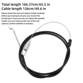 lasuroa 119-2379 Traction Cable, Traction Cable for Toro Recycler 22in Self Propelled Lawn Mower Black Lawn Mower Replacement Parts Compatible with Toro