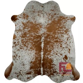 Fortezzaoutlet Cowhide Rug Brown Speckled | Premium Quality | Medium 5' x 7'