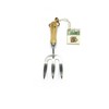 Greenman Stainless Steel Weeding Fork Ash Handled