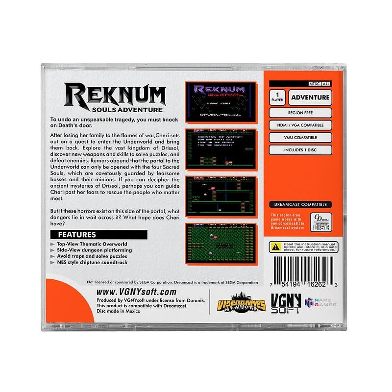 Reknum Souls Adventure for Dreamcast