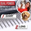 Poodle Comb with Rotating Teeth - 5-in-1 Dog Dematting Tool