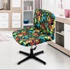 Armless Criss Cross Chair Cover Protectors Stretchable Removable Wide Seat