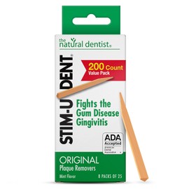 STIM-U-DENT - Plaque Removers, Value Pack, Mint, 8 pk - 25 ea by Stim-U-Dent