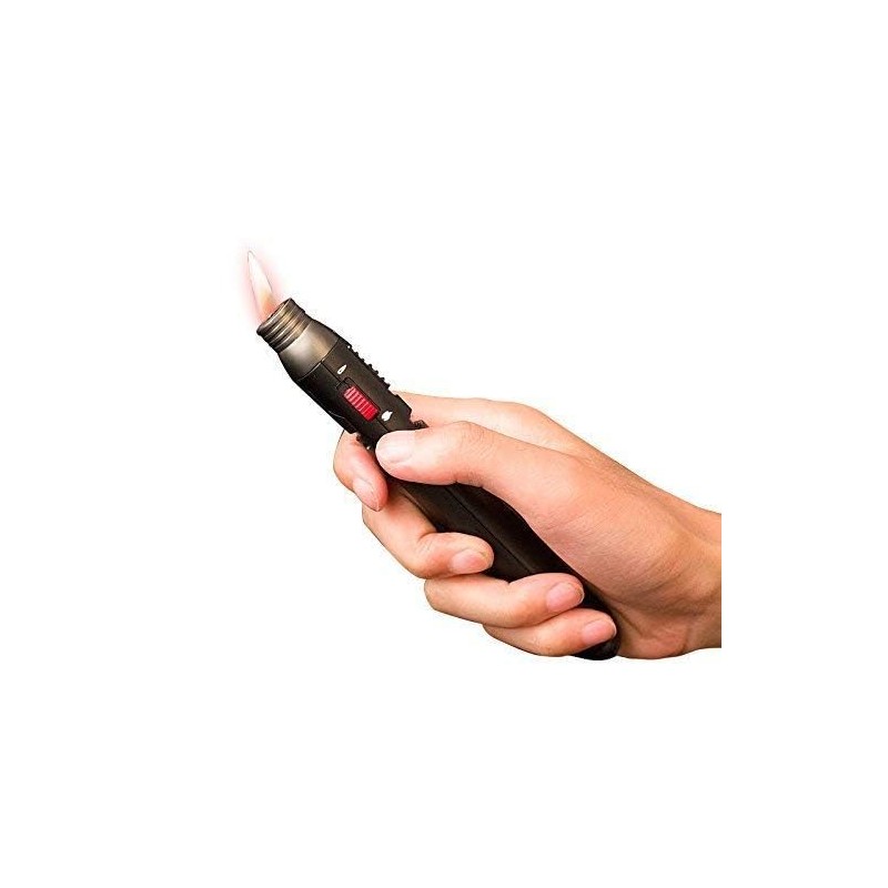 1300℃ Precision Mini Butane Torch - Dual Flame Refillable Windproof