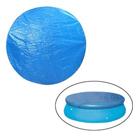 Paddling Pool Cover, 210CM Round Solar Pool Cover, Ground Swimming Pool Covers, Pool Solar Cover Rainproof Dust Covers Protection Cloth, In Different Sizes Round Or Rectangular