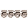4 Sets Stainless Steel Folding Pad Eye Polishing Rustproof D
