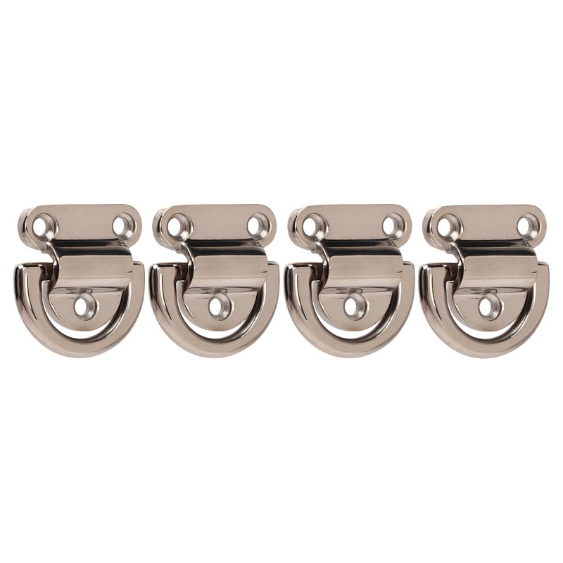 4 Sets Stainless Steel Folding Pad Eye Polishing Rustproof D