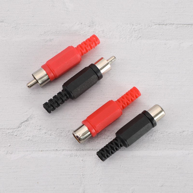 eMagTech 40PCS Solder RCA Plug Adapter Audio Video Connector Replacement
