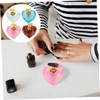 WOONEKY Heart Nail Art Palette 4pc Nail Tips Display Racks