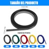 Niawea 10pzs Cinta Pizarron Pizarrón Blanco 3mm 66m Cintas Colores
