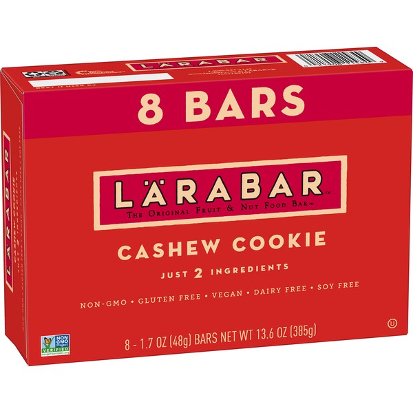 Larabar Cashew Cookie, Gluten Free Bars, 8 Count
