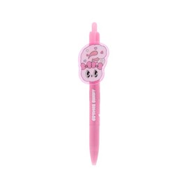 Sun-Star Stationery S4658728 Ester Bunny Goods, Ballpoint Pen with Plate, Ribbon Bunny