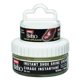 Moneysworth & Best Instant Shoe Shine Cream Kit, White, 50 ml