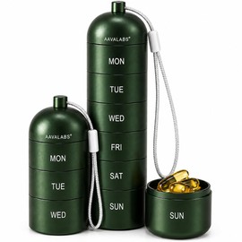 7-Day Pill Box Organiser | Weekly Pill Boxes 7 Day 1 Times a Day