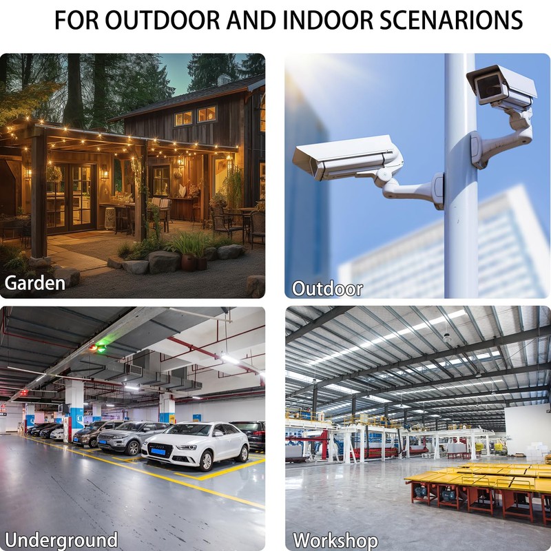 Junction Box IP65 Outdoor Waterproof Box with Reserved Holes ABS