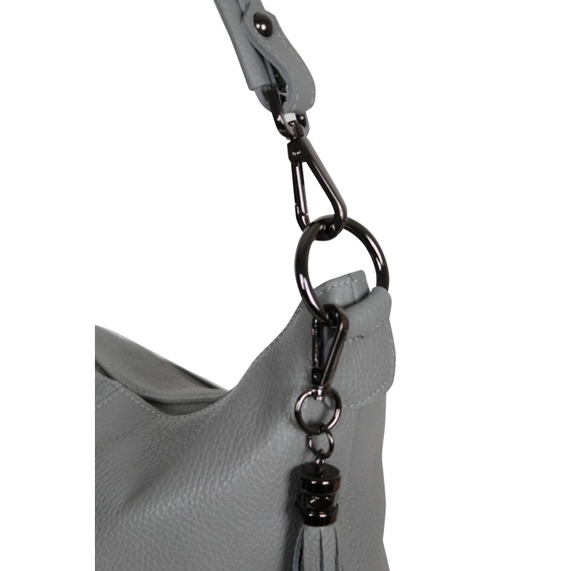 AmbraModa GLX09 Women's Handbag Shoulder Bag Made of Genuine Leather,