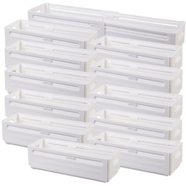 Rosenstein & Söhne Set of 2 Kitchen Cupboard Organisers, Foldable, White, XXXXXXXXX