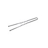 Useful box of 36 black waved hair pins. Longer length