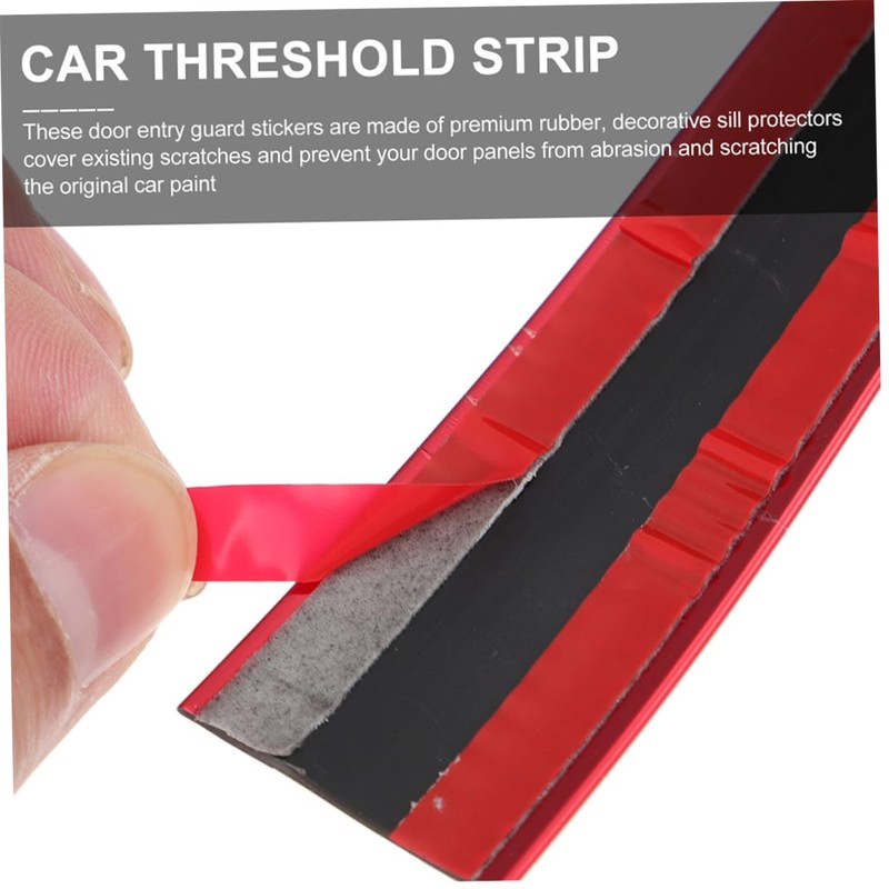 ABOOFAN 2 Rolls Car Door Sill Protector Scratch Rubber Door