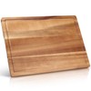 17" Best Acacia Wood Cutting Board for Kitchen Large Charcuterie