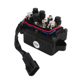 Solenoid Switch Relay 6AW 81950 00 00 Metal ABS Electromagnetic Switch Relay Replacement for Marine 200‑350HP DC12V