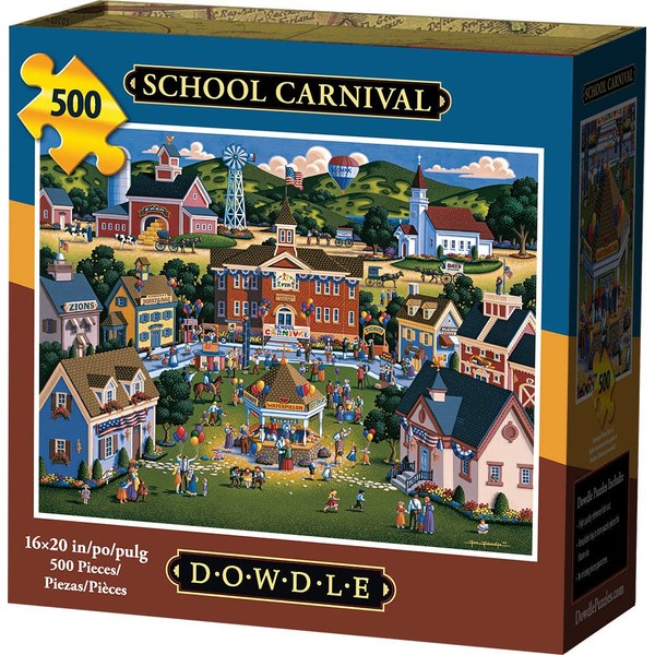 Dowdle Jigsaw Puzzle - School Carnival - 500 Piece