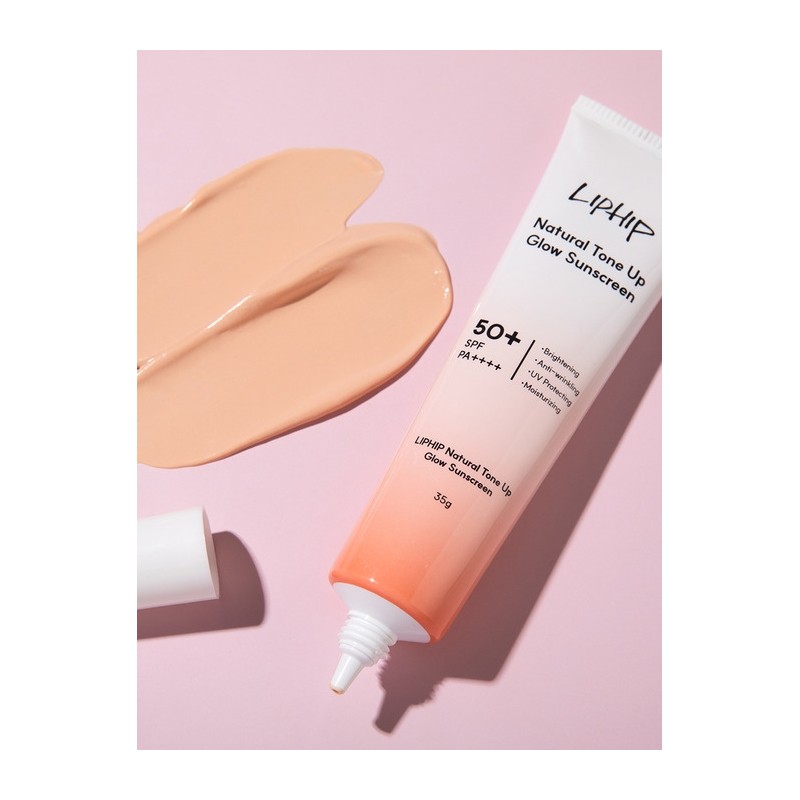 Natural Tone Up Glow Sun Cream 35g [SPF50+PA++++] / 내츄럴