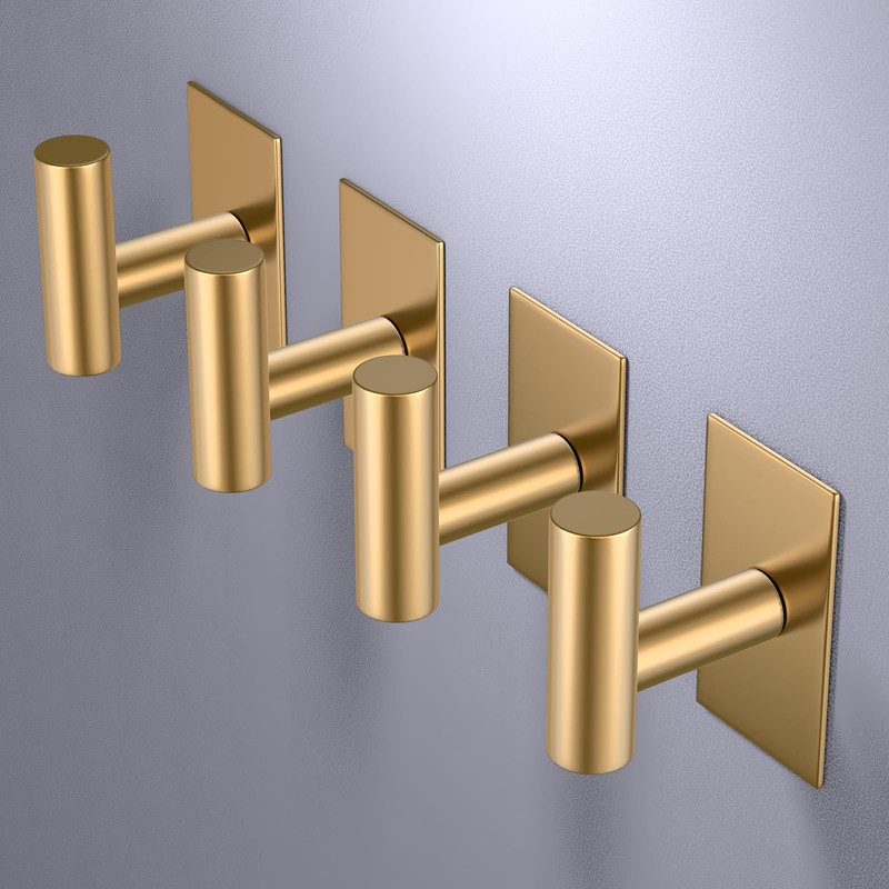 VAEHOLD Wall Towel Hooks, Heavy Duty Sticky Holder Waterproof Towel