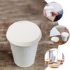 NOLITOY 150pcs Disposable Paper Cup Cover, 3.14 inches Recycled Drinking