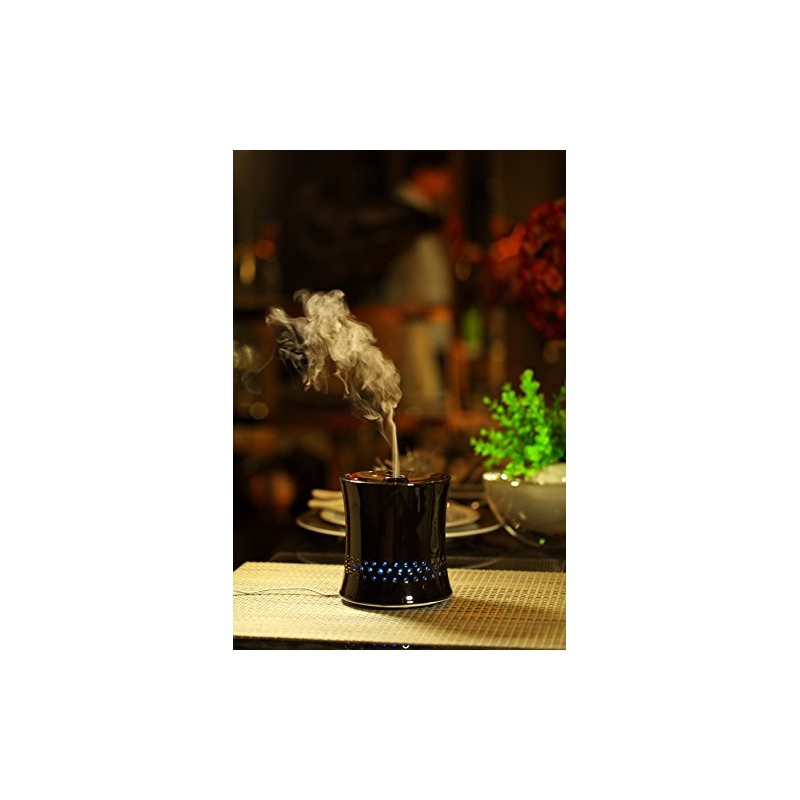 SPT Ultrasonic Aroma Diffuser/Humidifier with Black Ceramic Housing
