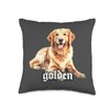 Golden Retriever Throw Pillow