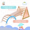 Merax Wooden Climbing Triangle Toys, Toddler Climbing Toys Indoor, Montessori