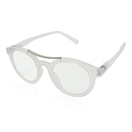 Gabriel + Simone Meyer Reading Glasses Translucent Matte Clear/Blue-Light Readers / 2.50