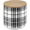 Primitives by Kathy Decorative Canister Set, Set of 3, Plaid