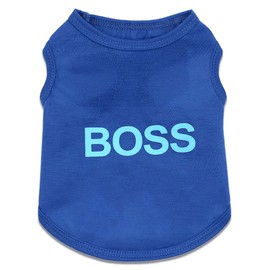 DroolingDog 4 Pieces Small Dog T Shirts for Boys Dogs, Summer Puppy Clothes, Pet Boy Shirt