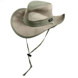 Panama Jack Mesh Seven Seas Safari Original Hat Light Green Fossil Size Large NW