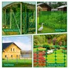 Safety Fence Plastic Mesh Fencing Roll,1 Roll with 25 Steel