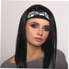 PACKOVE Headband Wig Set for Women 2PCS Long Straight Hair