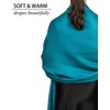 Achillea Large Soft Silky Pashmina Shawl Wrap Scarf in Solid