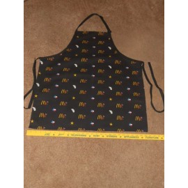 McDonald's Apparel Collection (TEXAS THEME) BLACK APRON UNIFORM Never Used NOS B